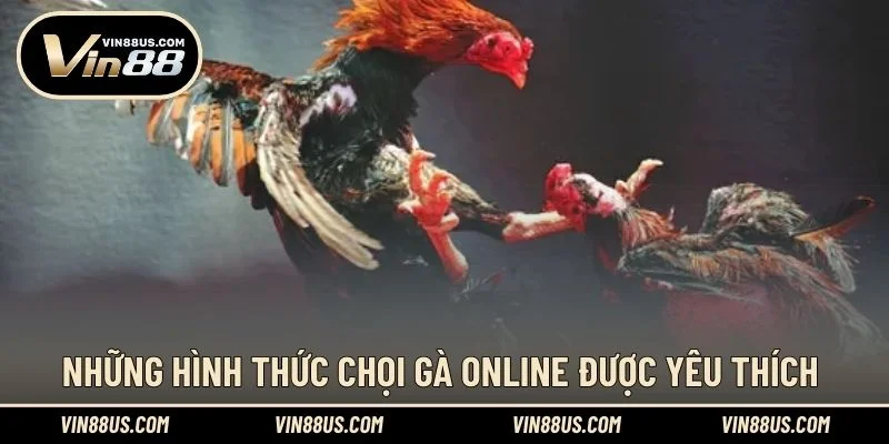 Những hình thức chọi gà online được yêu thích